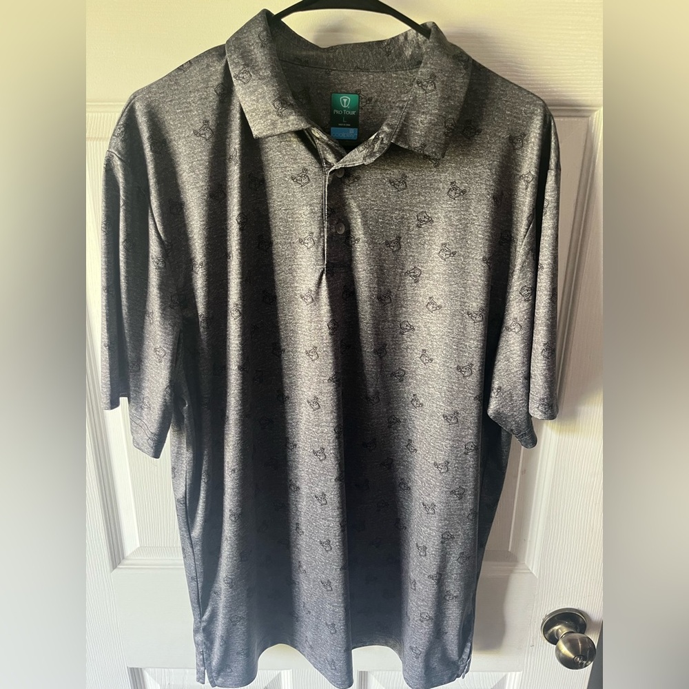 Men's Charcoal Heather Polo